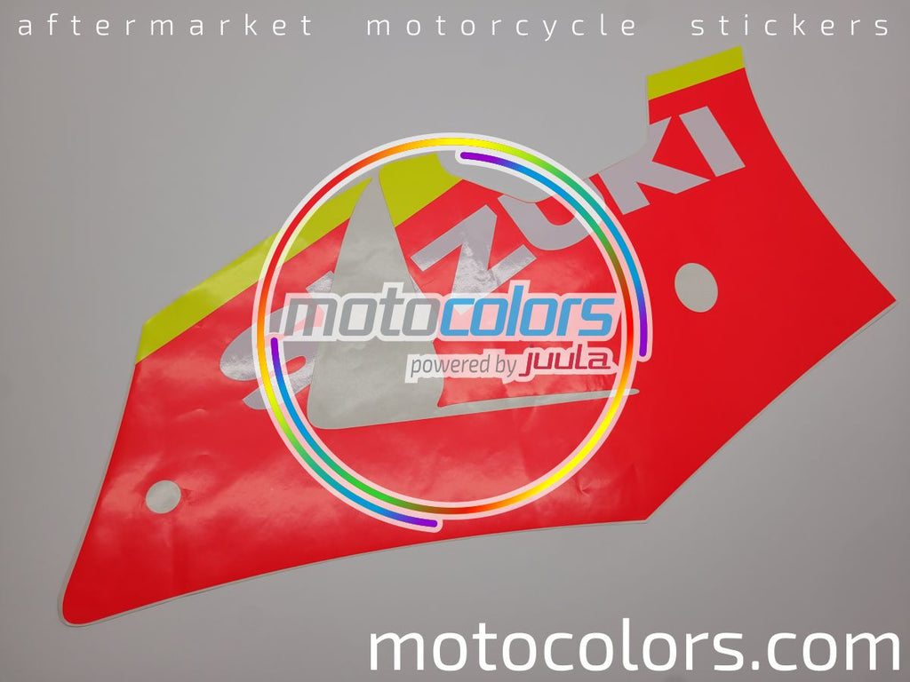 NAKLEJKI NA MOTOCYKL JUULA DO SUZUKI GSX-R 1000 2004 ŻÓŁTA PERŁA YEC SZARY YU8