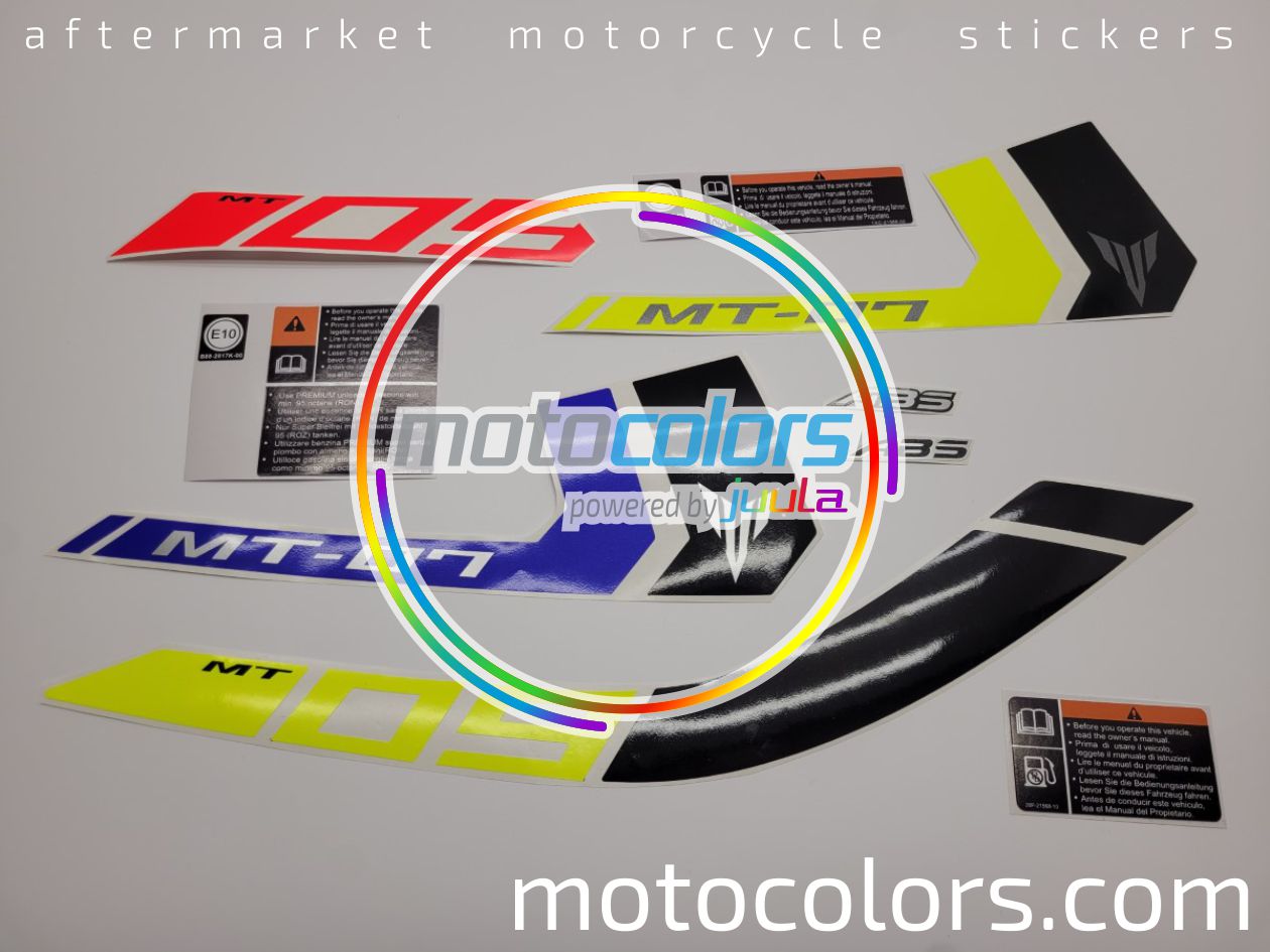 NAKLEJKI NA MOTOCYKL JUULA DO YAMAHA YZF R1 2002 NIEBIESKI RACING RN09
